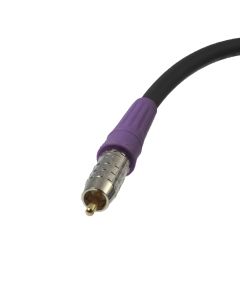 Blue Jeans Cable LC-1 Double-Shielded Low Capacitance Subwoofer Cable, 10 Foot, Black
