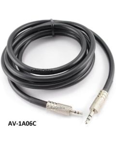 CablesOnline 6ft 2.5mm Stereo Male to 3.5mm Stereo Male Professional Premium Grade Audio Cable, with Metal Connectors (AV-1A06C)