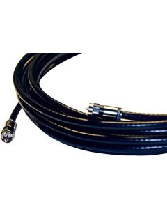 100 FT RG6 Quad Shield Coaxial Cable Solid Copper 18 AWG 3 GHz with Compression F Connector Each End Solid Copper 18 Gauge 3 GHz Bulk Roll Double Foil Digital Signal