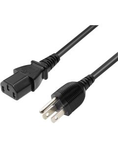 HotTopStar Computer Power Cord 6 -Feet 3x18 AWG 60C 300V Universal Computer Monitor Power Cord Universal Standard AC Power Cord Connector Power Cables