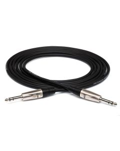 Hosa HSS-030 Pro Balanced Interconnect, REAN 1/4 in TRS to Same, 30 ft